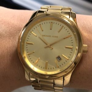 Gold Michael Kors watch